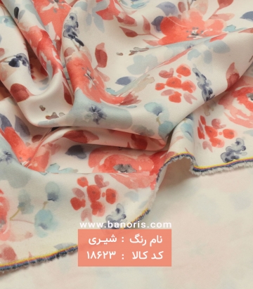 کرپ مازراتی گلدار