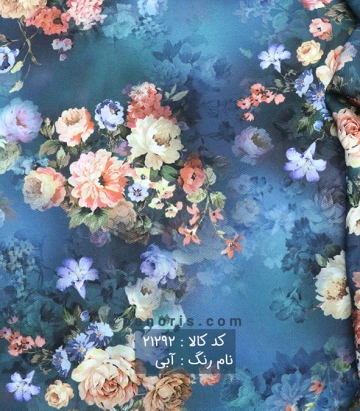 کرپ گل دار