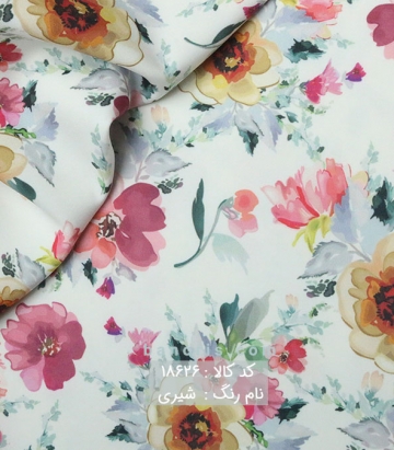 کرپ مازراتی گلدار