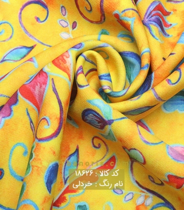 کرپ مازراتی گلدار