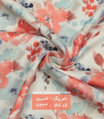 کرپ مازراتی گلدار