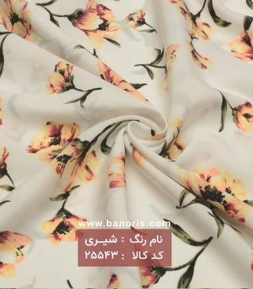 حریر کرپ گلدار