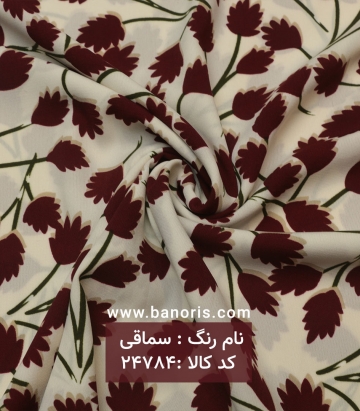 حریر کرپ گلدار