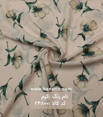 حریر کرپ گلدار