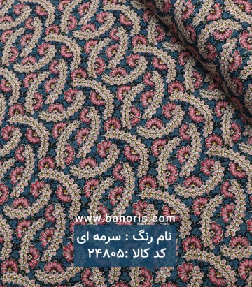 حریر کرپ گلدار