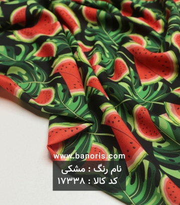 حریر کرپ طرحدار