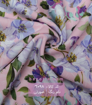 کرپ مازراتی گلدار