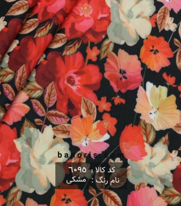 کرپ مازراتی گلدار