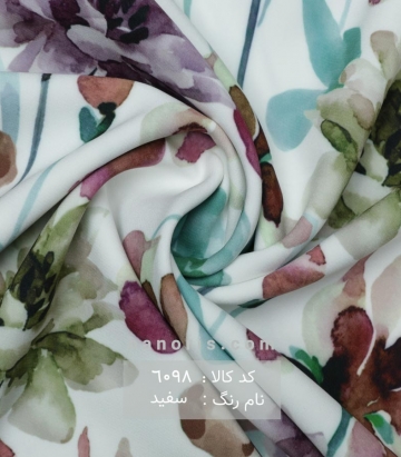 کرپ مازراتی گلدار